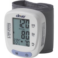 Drive Medical Automatic Blood Pressure Monitor/Wrist Model, White, Universal